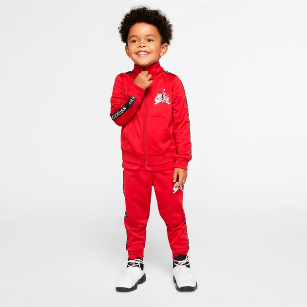 baby red tracksuit