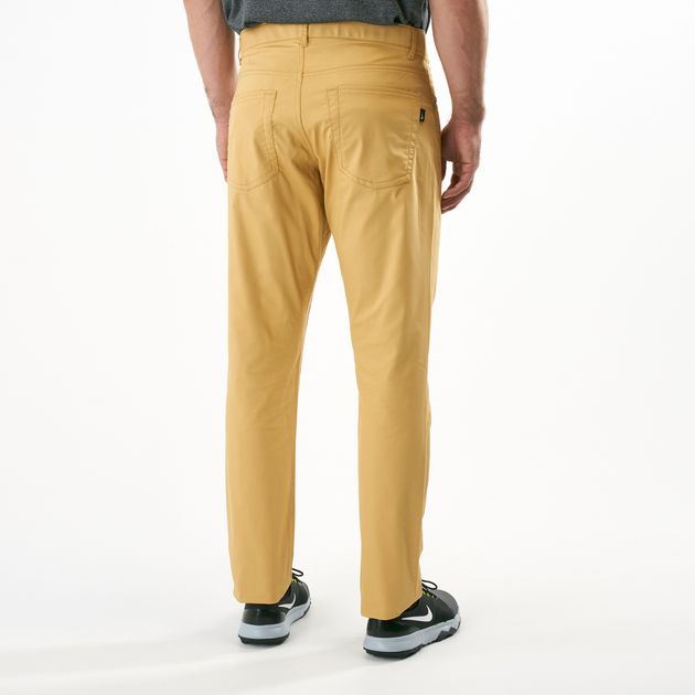 nike yellow golf pants