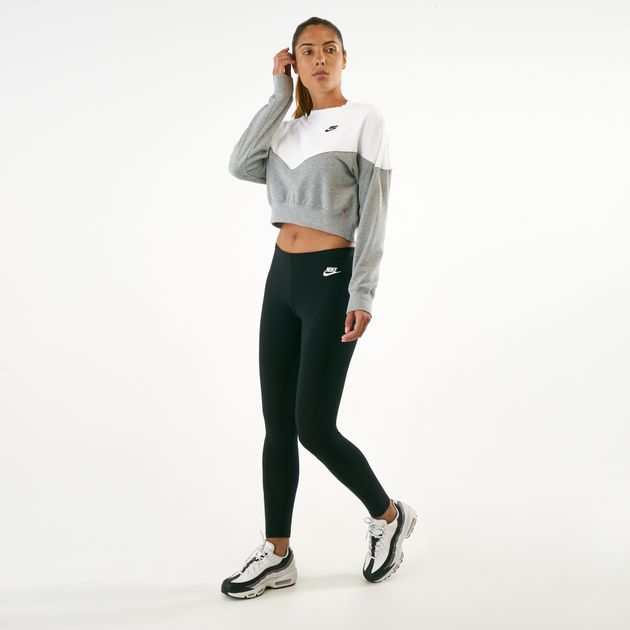 nike sportswear women's heritage crew sweatshirt