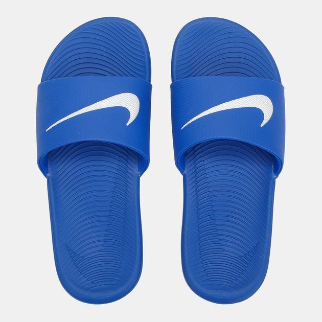 nike kawa slide blue