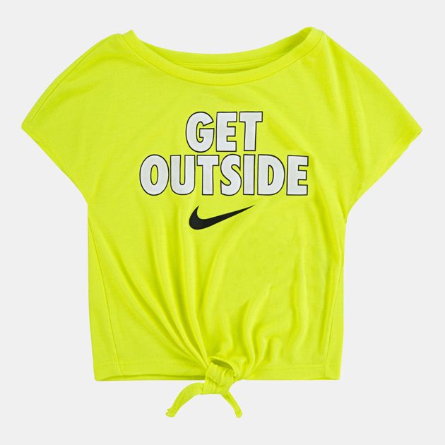 yellow toddler nike shirt