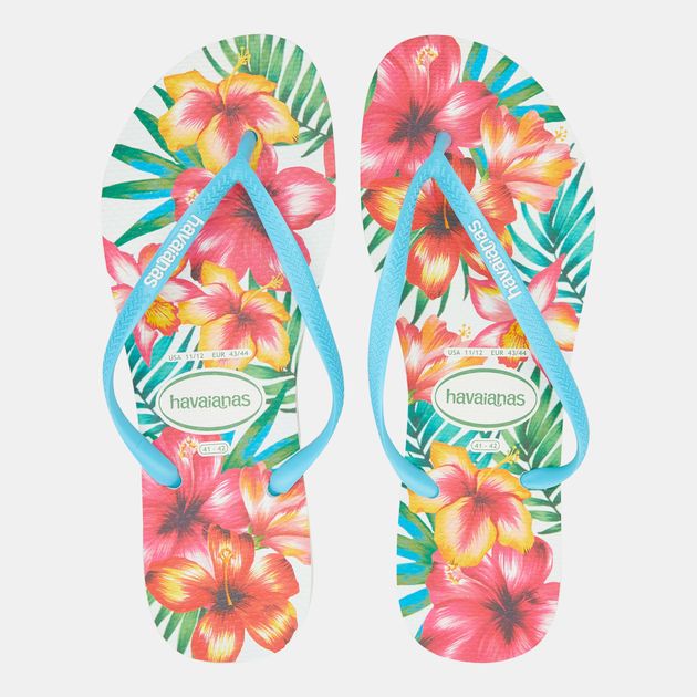 havaianas flower flip flops