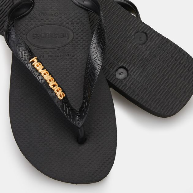 havaianas metallic logo