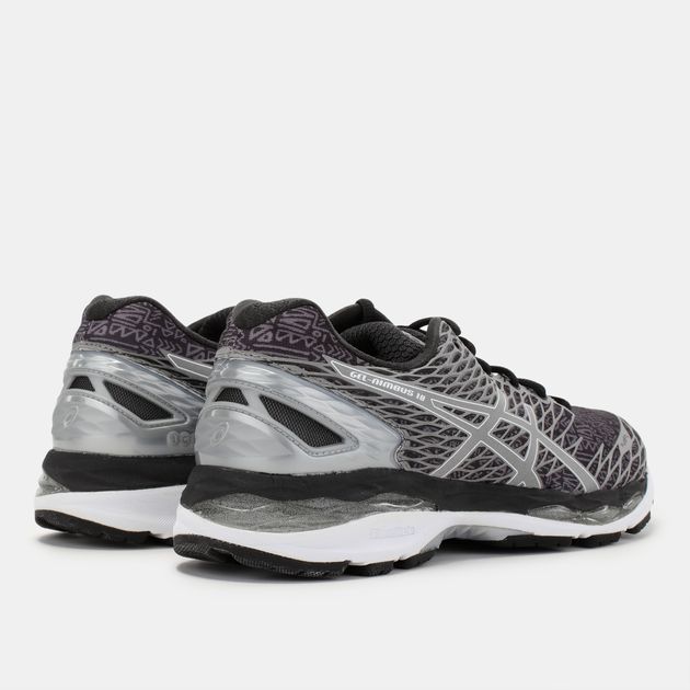 asics gel nimbus  18 kids purple