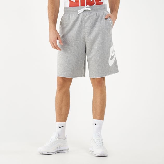 grey nike alumni shorts