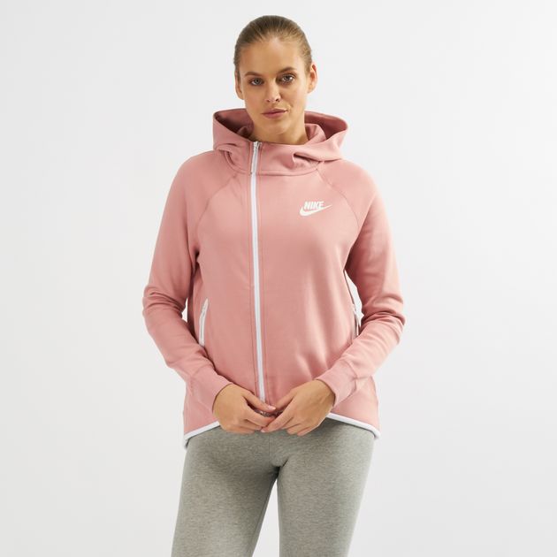 nike sportswear tech fleece pink