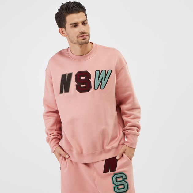 nike nsw pink hoodie
