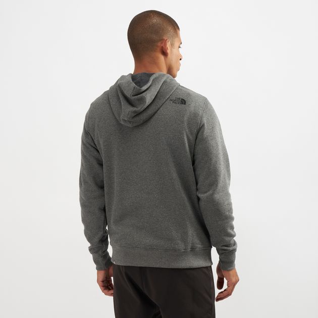 north face open gate hoodie grey