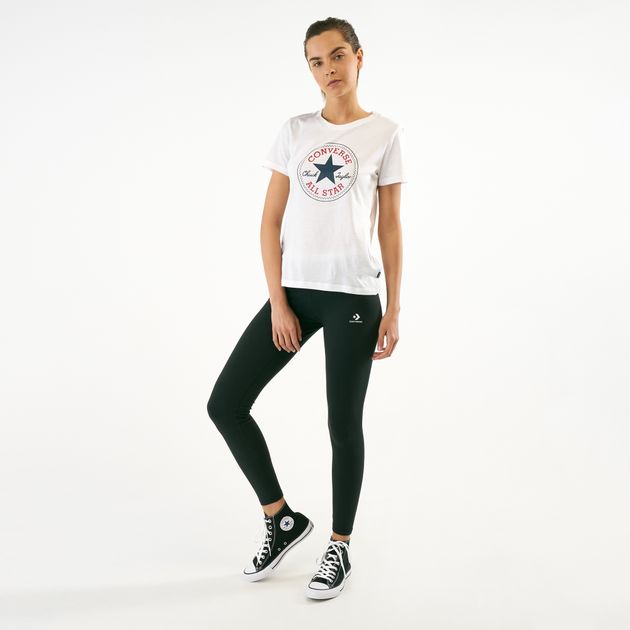 yoga pants with converse