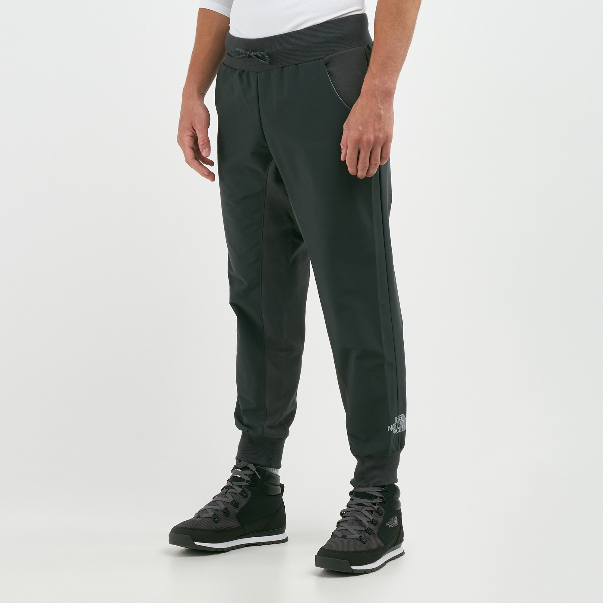 black polo beige pants