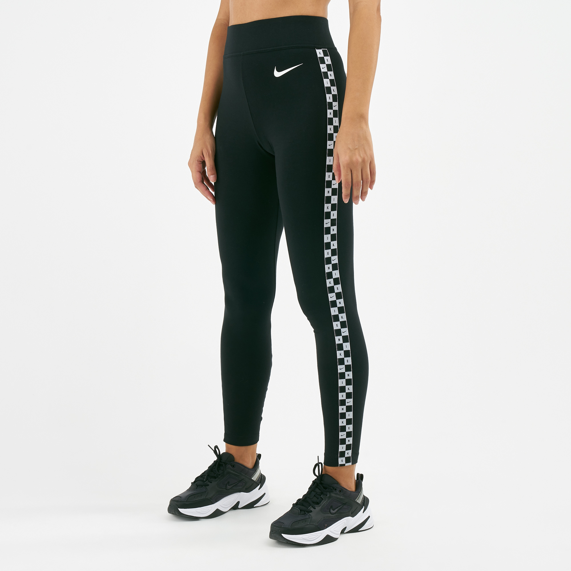 nike check leggings