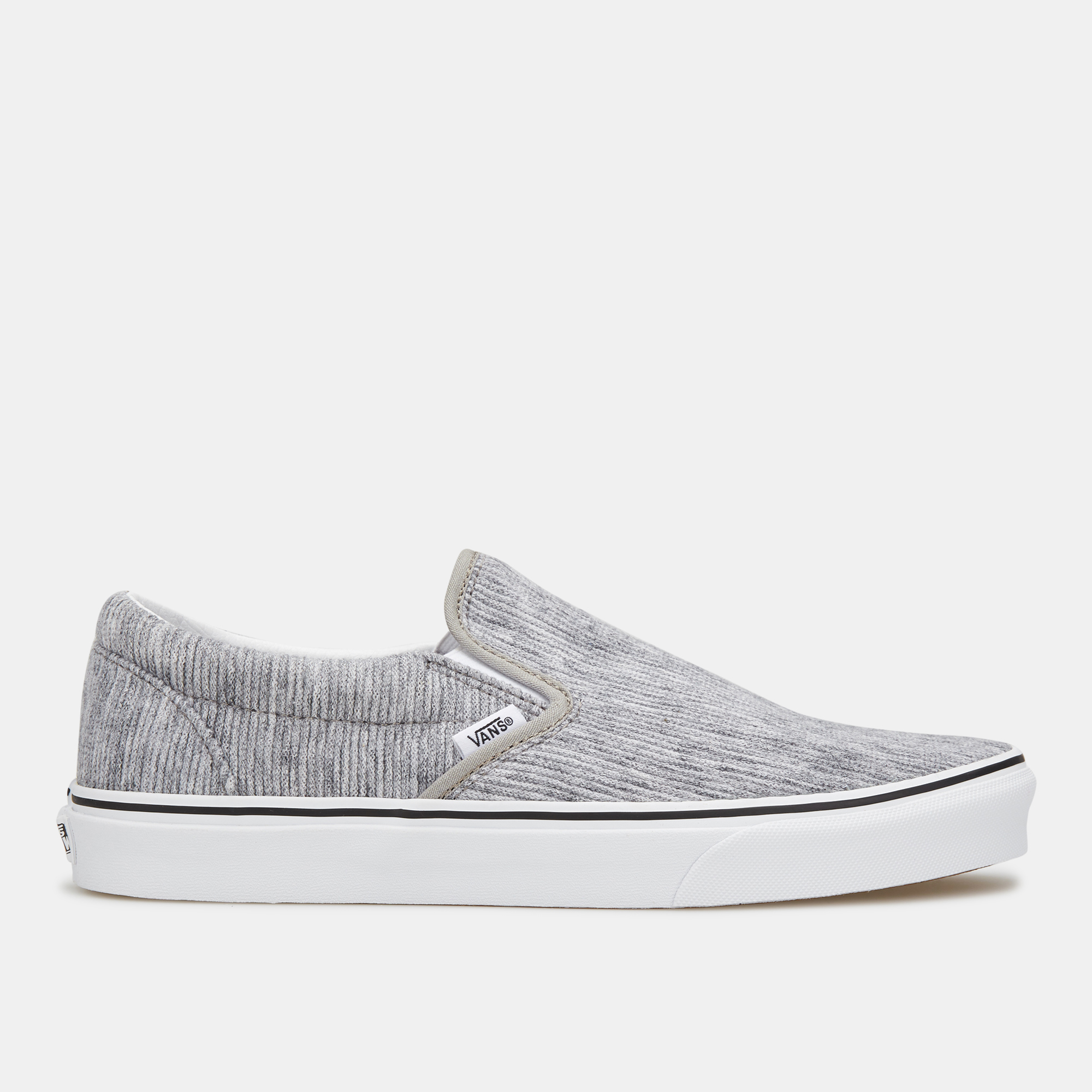 rib knit slip on vans