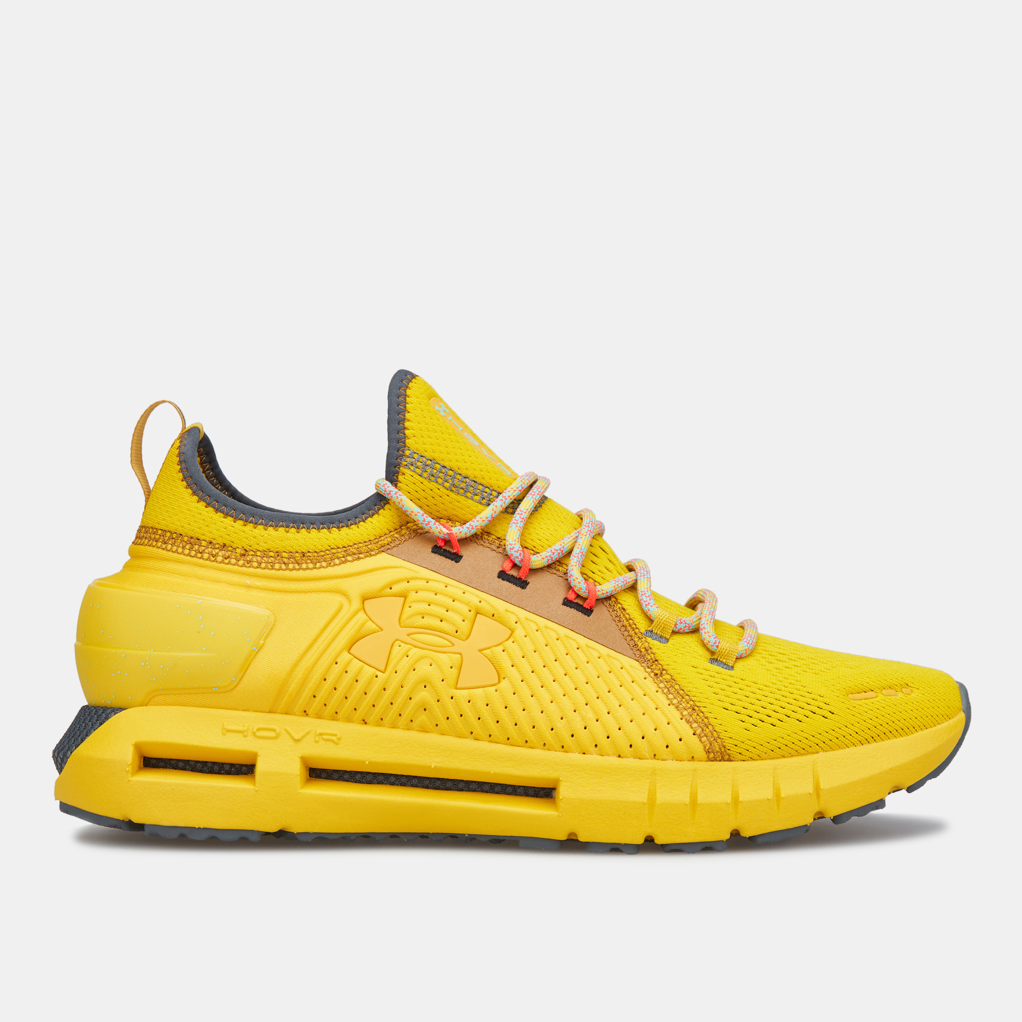 yellow running sneakers