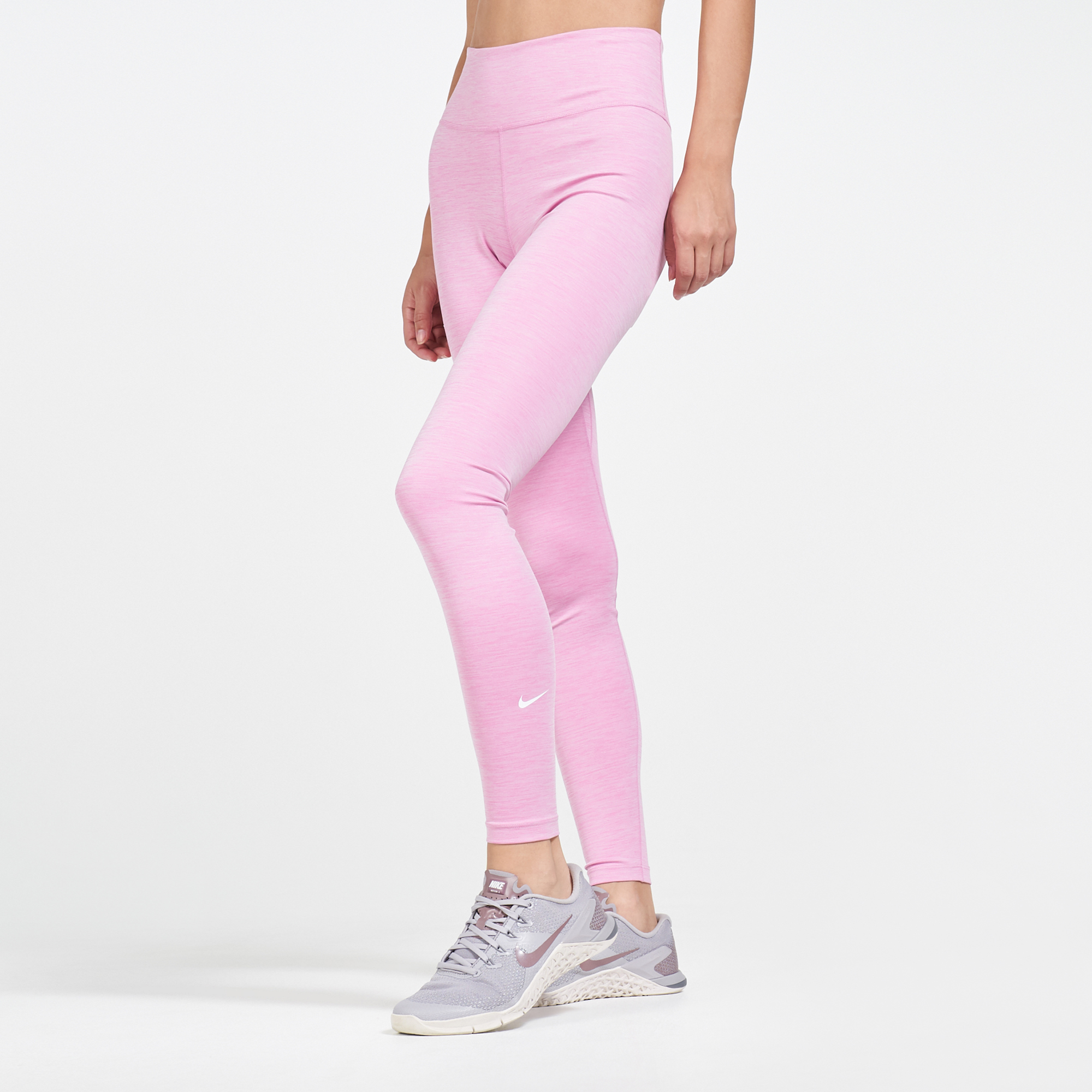 pink nike leggins