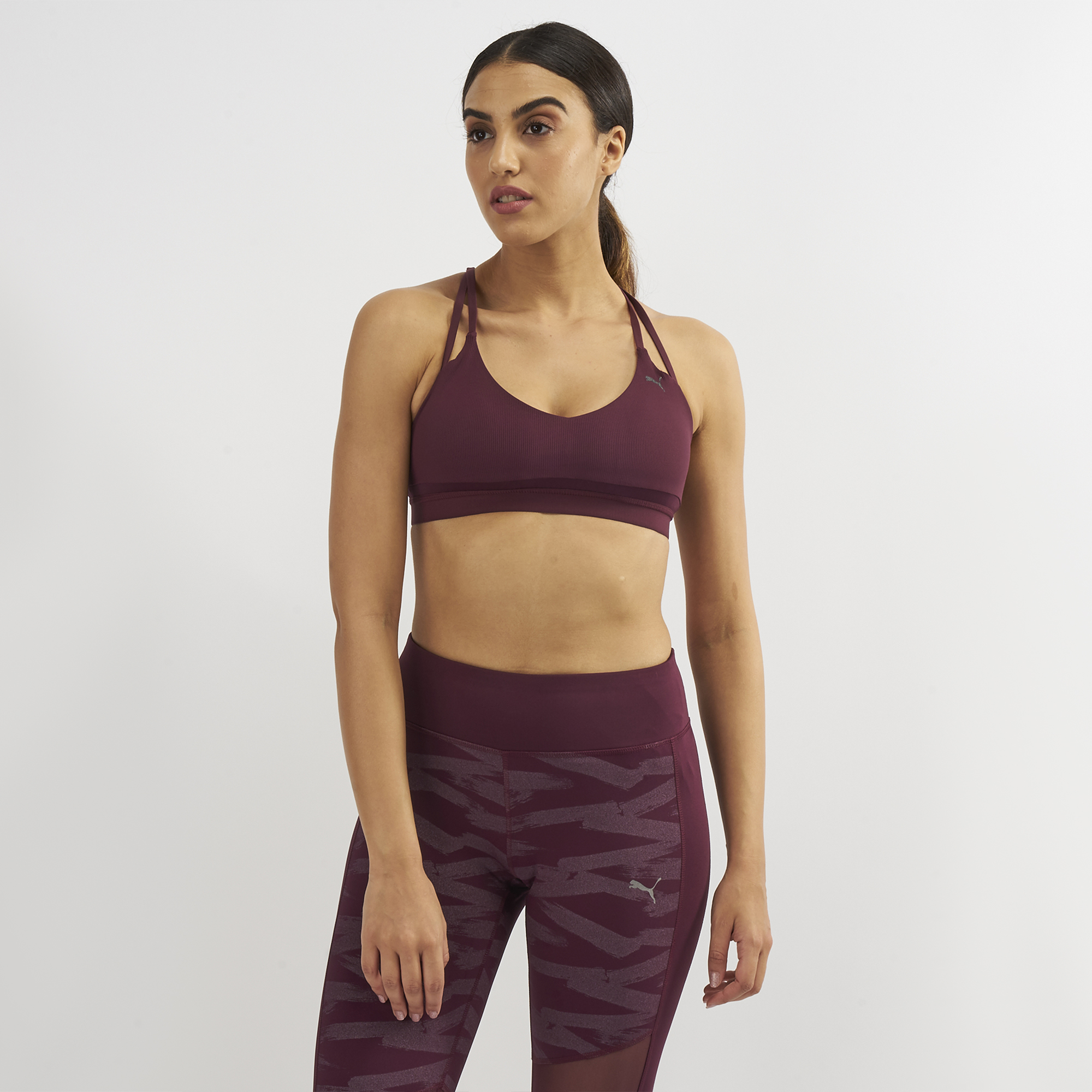 puma strappy sports bra