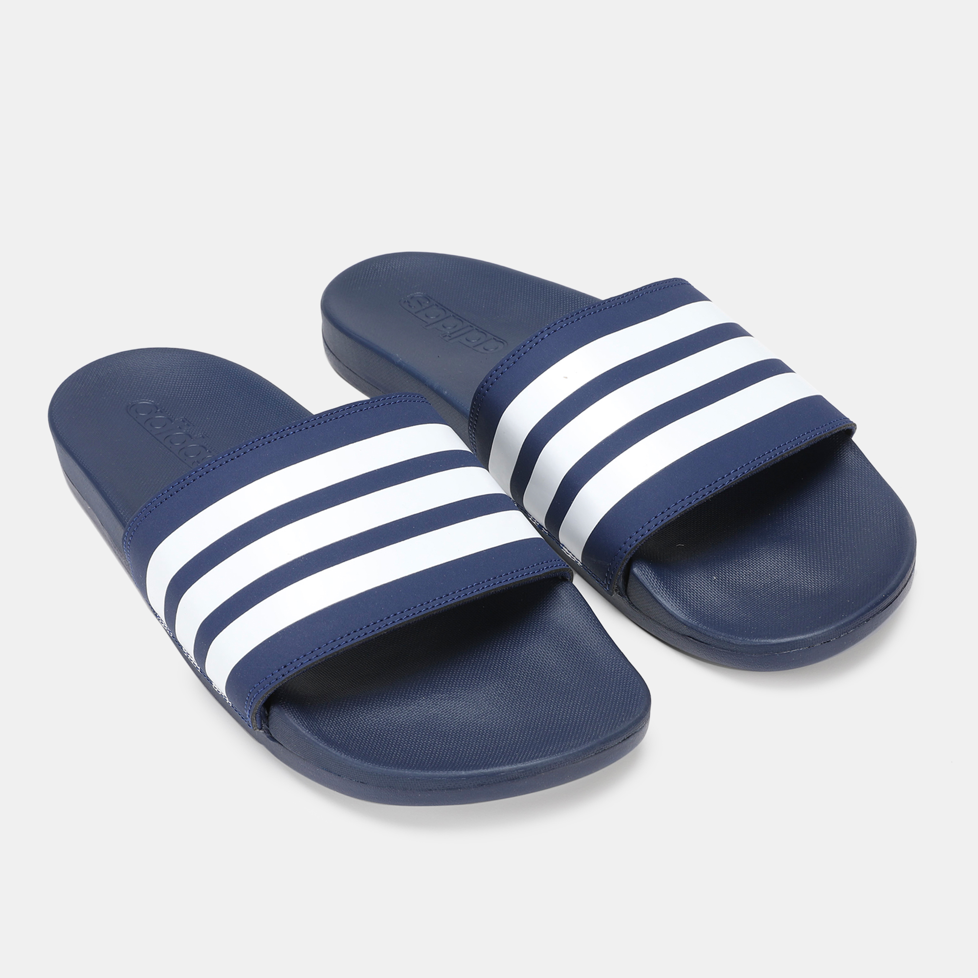 adidas cloudfoam slides blue