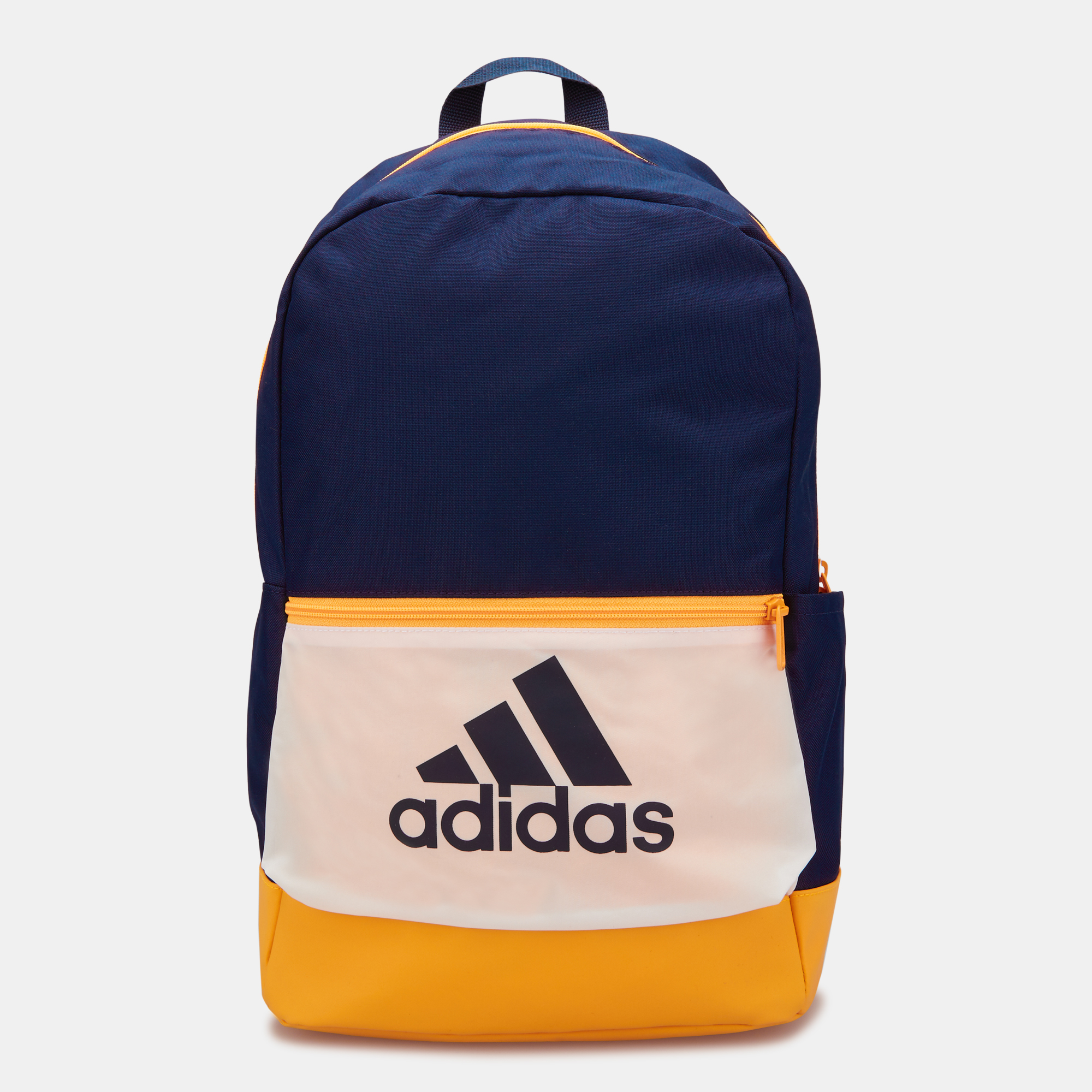 blue and yellow adidas backpack