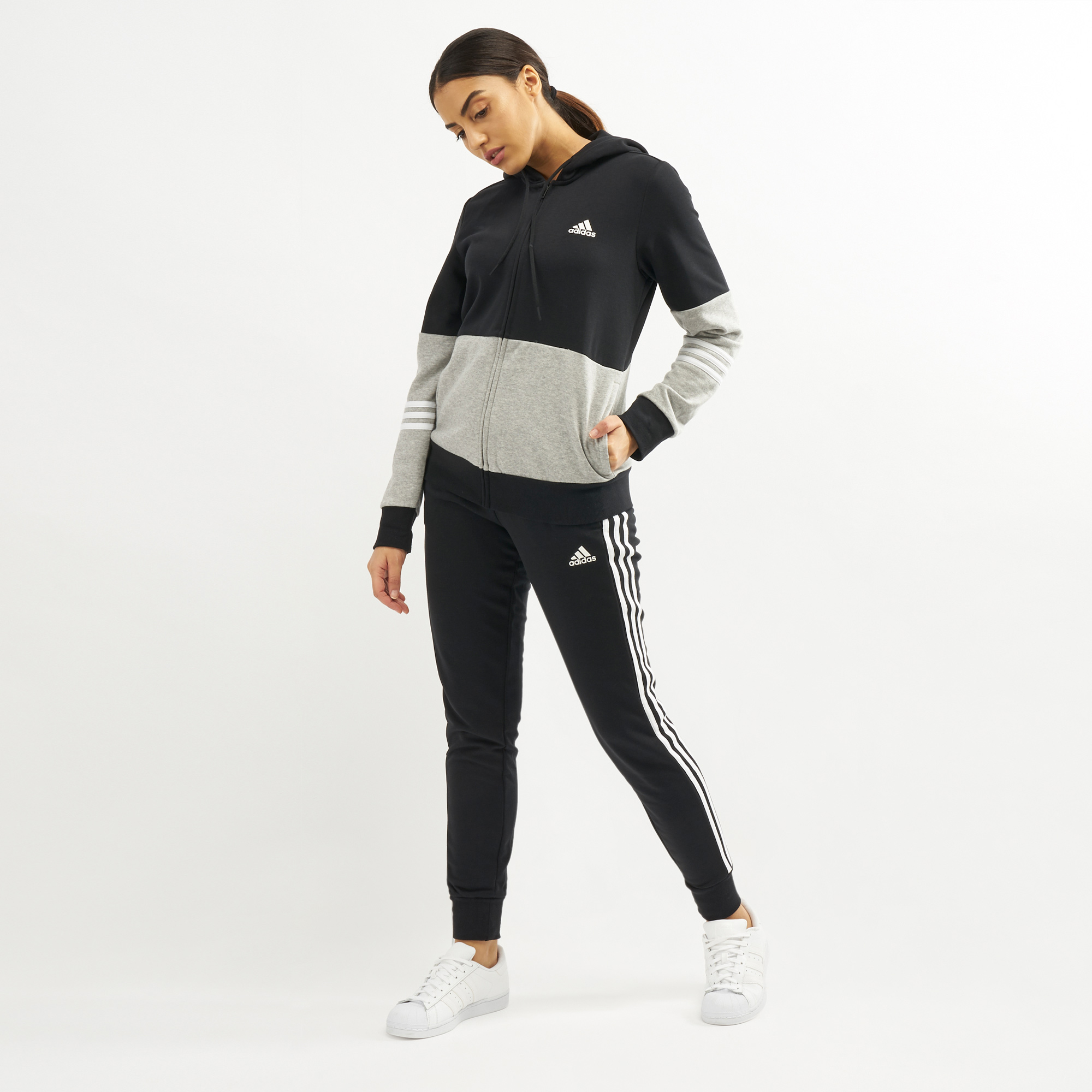  adidas  Women s  Cotton Energize Tracksuit  Tracksuits  