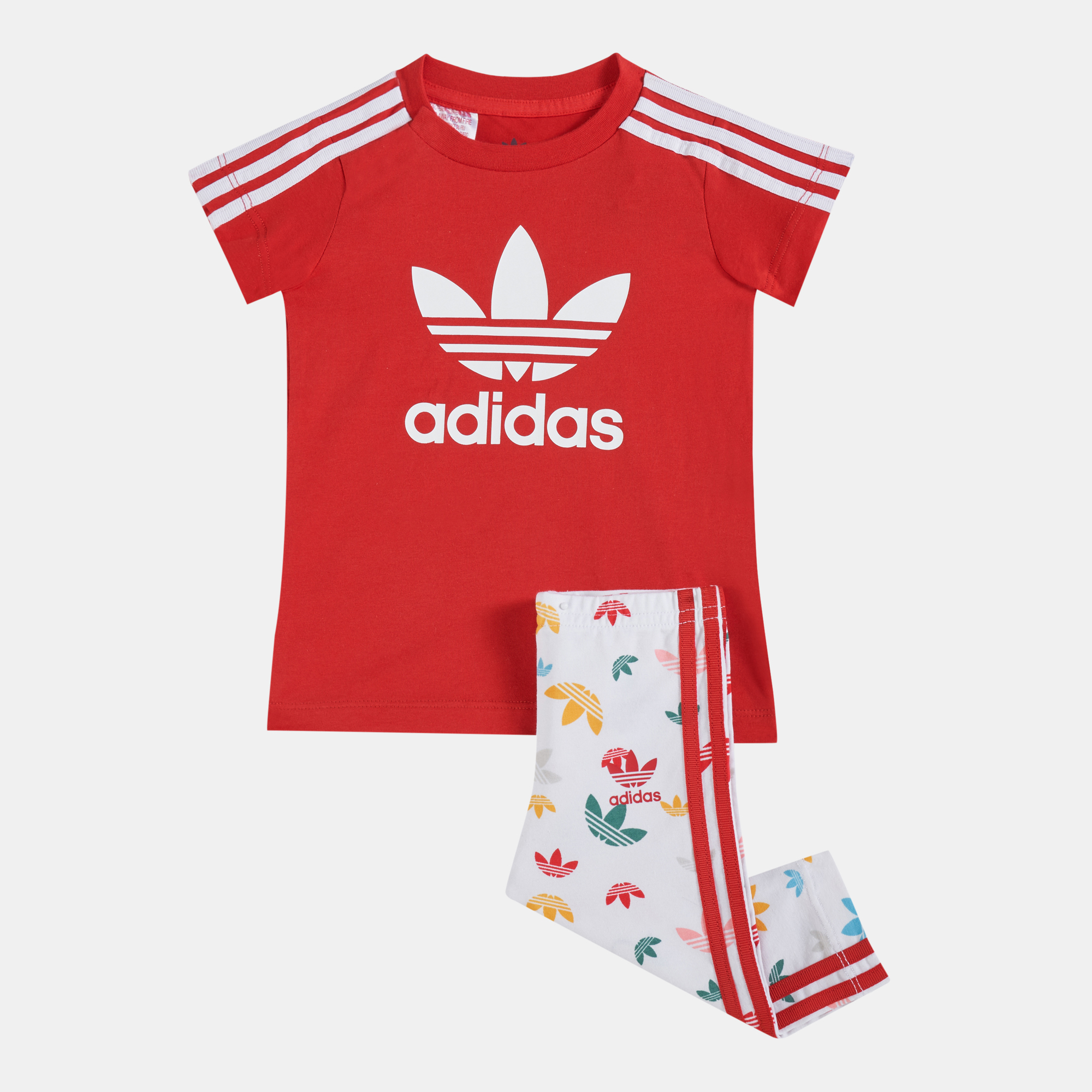 junior red adidas tracksuit