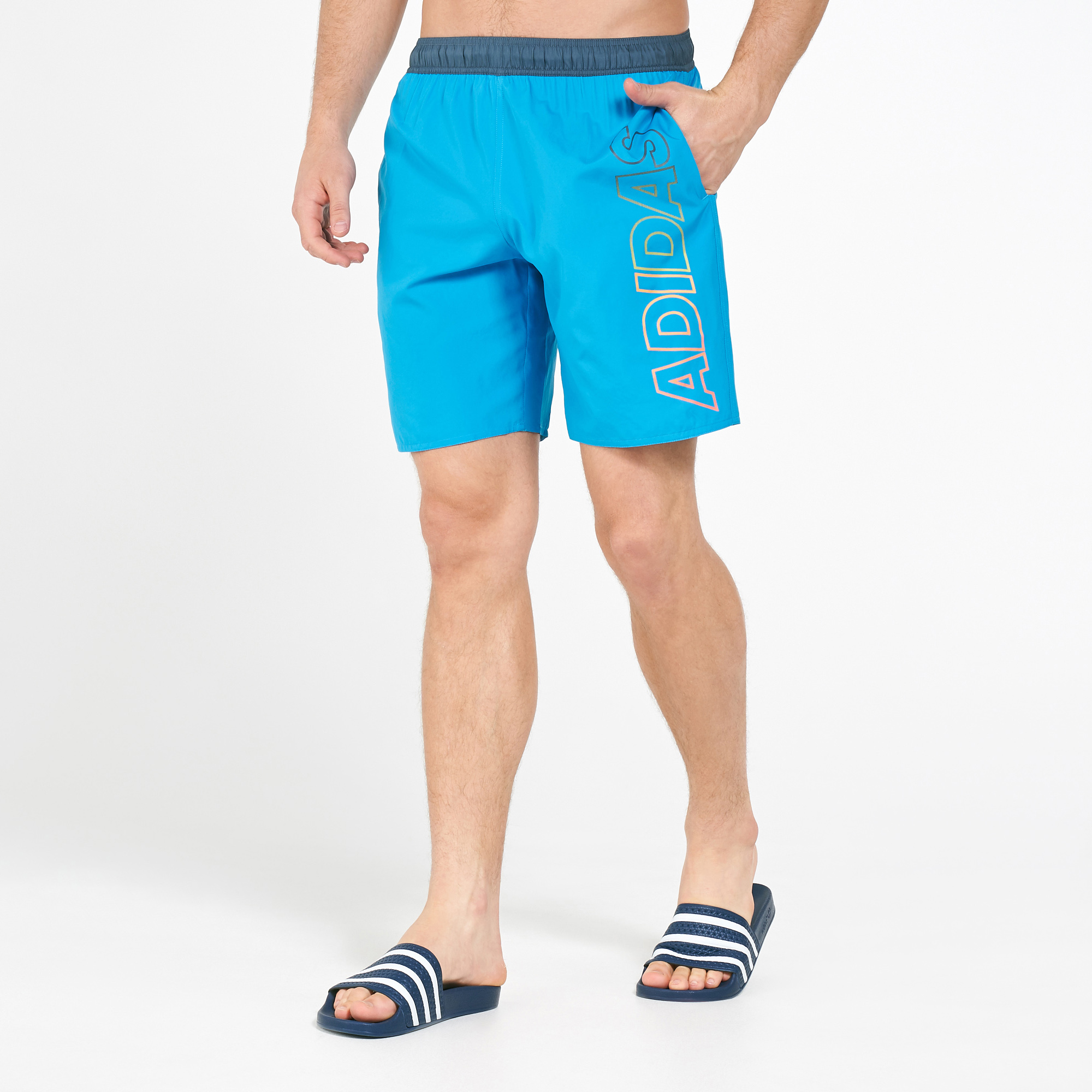 adidas linear swim shorts