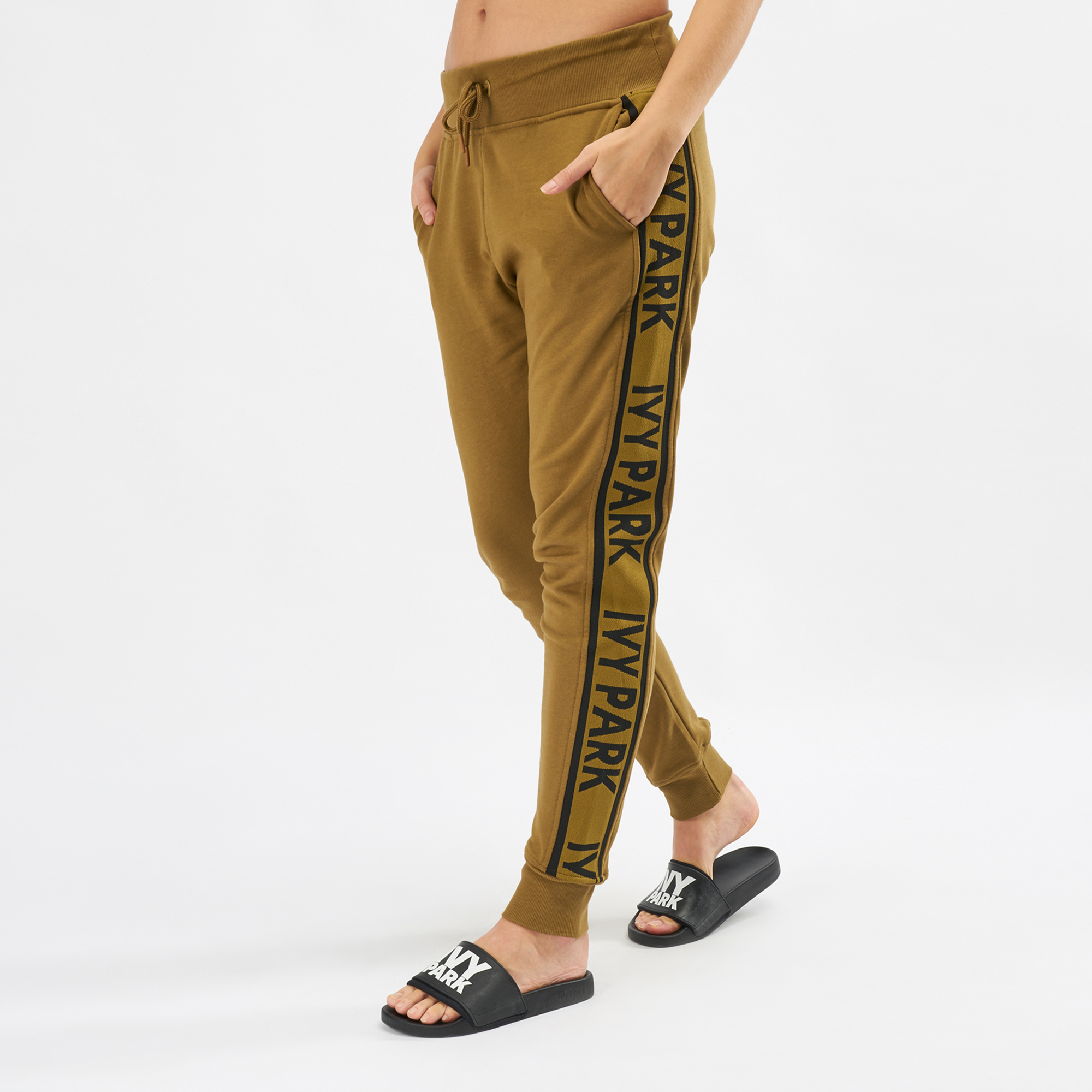 ivy park flat knit joggers