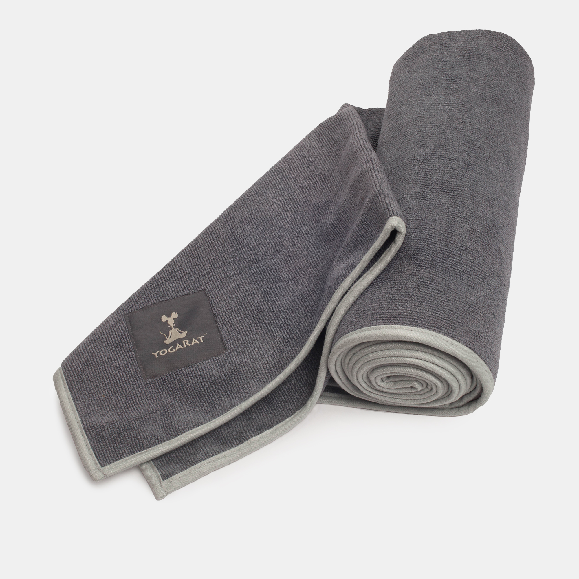 Shop Grey Yogarat Hot Yoga Mat Towel For Unisex By Yogarat Sss